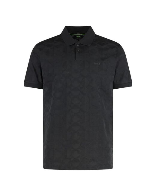 HUGO Black Polo Shirts for men