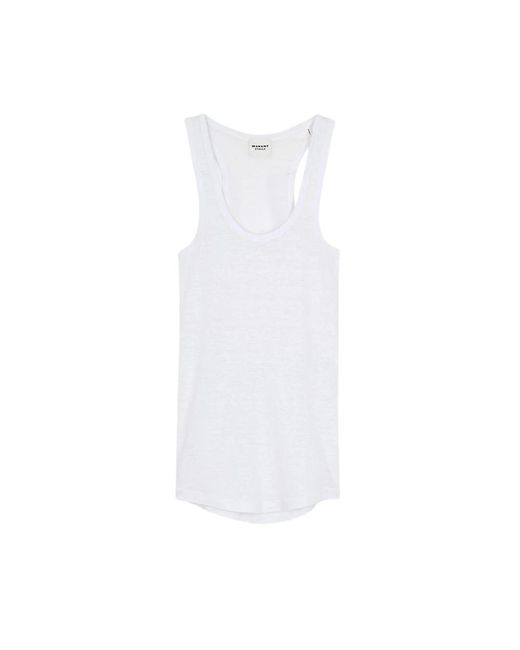Isabel Marant White Sleeveless Tops