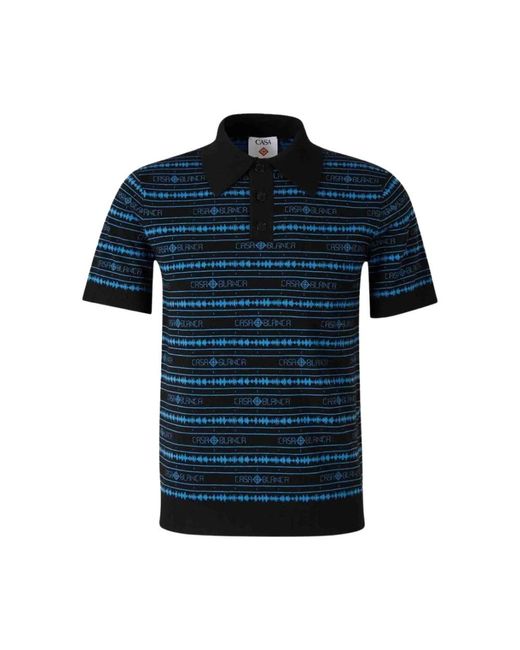 Casablanca Blue Polo Shirts for men