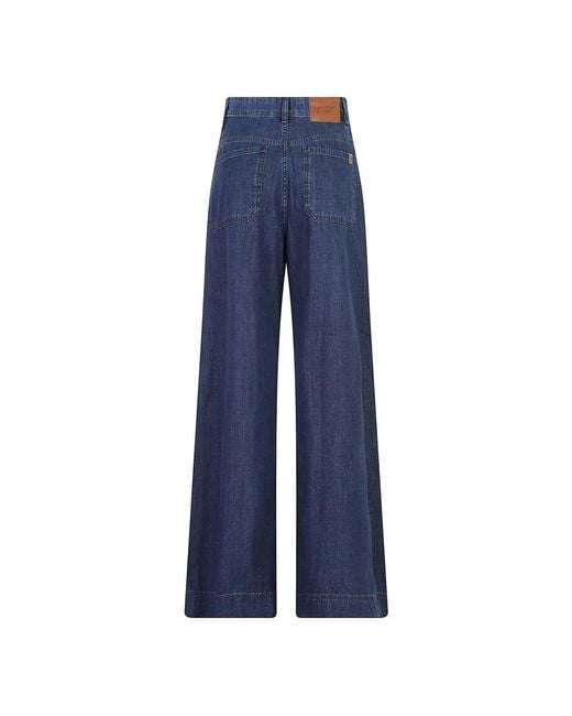 Weekend by Maxmara Blue Wide Jeans