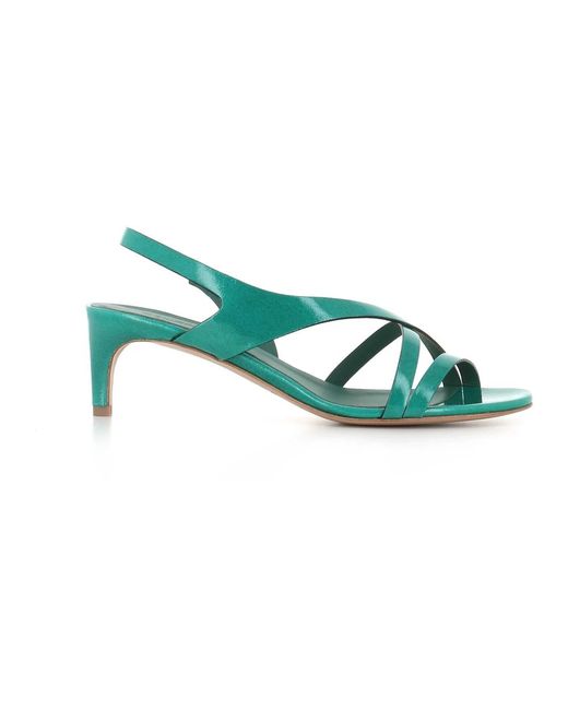 Roberto Del Carlo Green High Heel Sandals