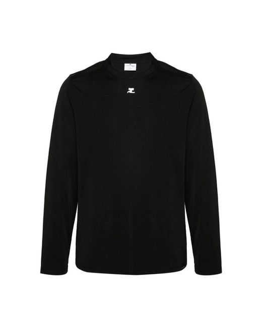 Courreges Black Sweatshirts for men