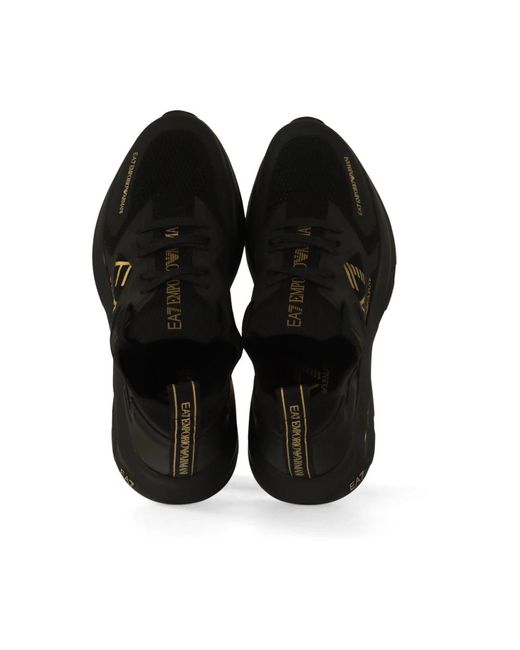 EA7 Sneakers mit logo-print in Black für Herren