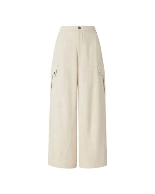 Pinko Natural Wide Trousers