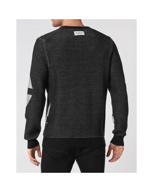 Philipp Plein Pullover Rundhals in Gray für Herren