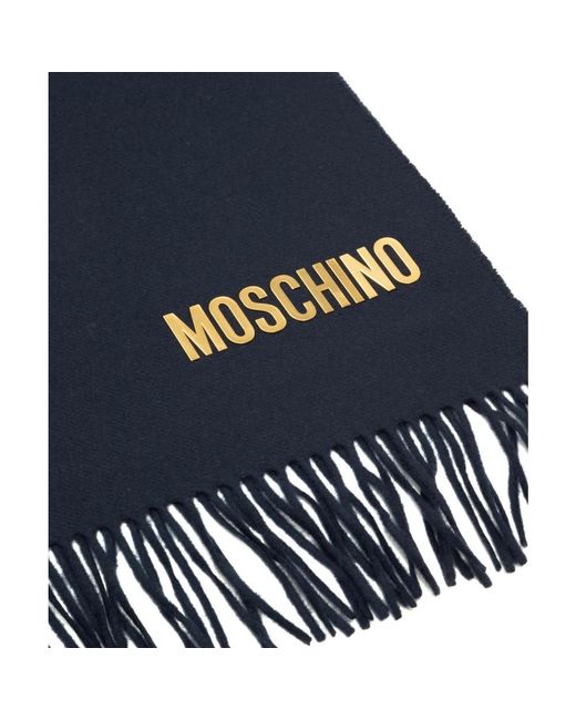 Moschino Blue Winter Scarves
