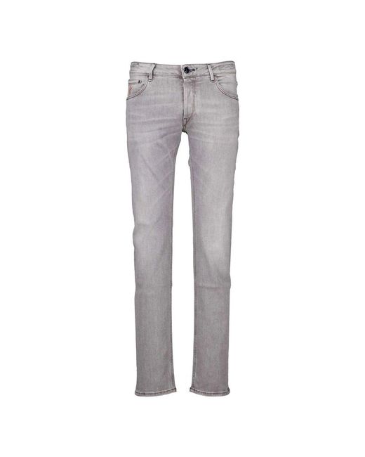 Hand Picked Graue jeans in Gray für Herren