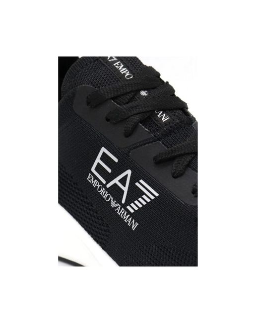 EA7 Schoenen ,Zwart ,Leer X8X149 Xk 349 U008 in het Black voor heren