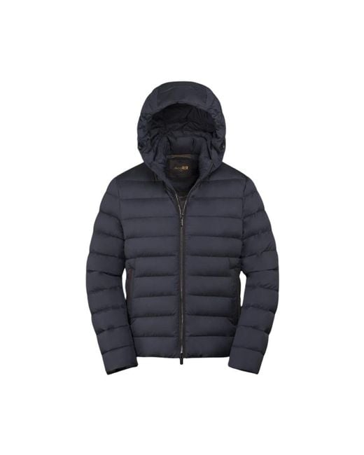 Moorer Blue Down Jackets for men