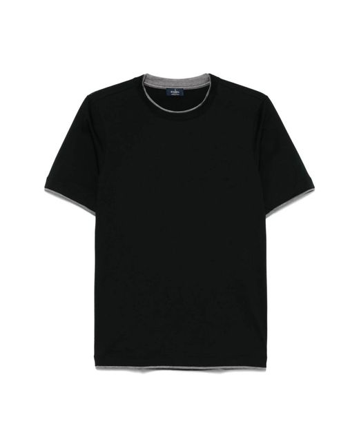 Barba Napoli Black T-Shirts for men