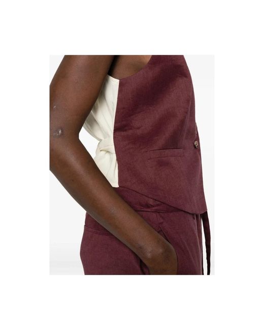 JC Sophie Red Waistcoats