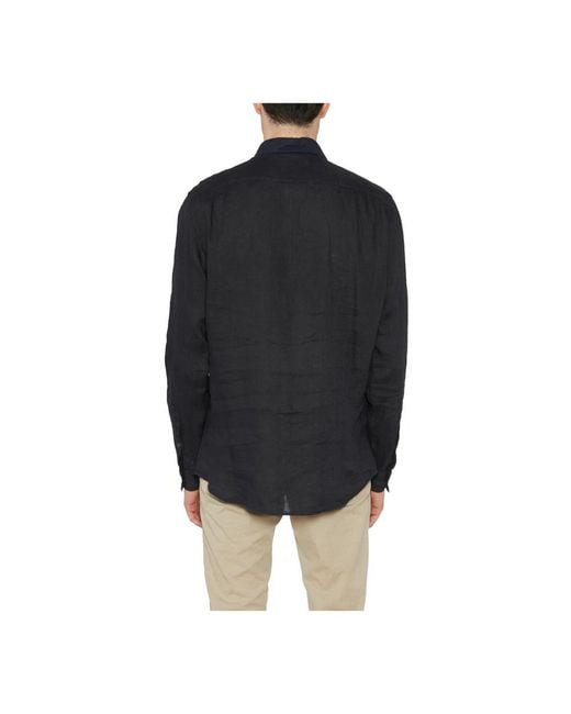 Paolo Pecora Black Casual Shirts for men