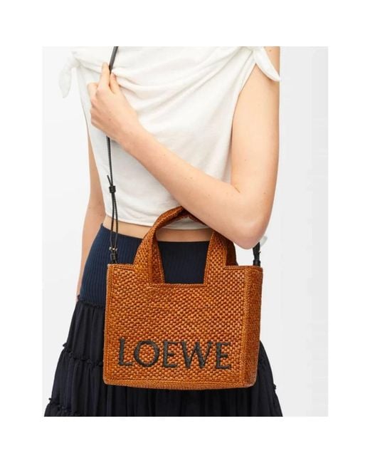 Loewe Brown Shopping Bags