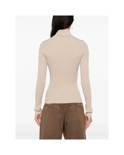 Courreges Natural Turtlenecks