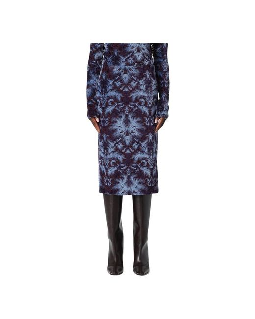 Etro Blue Midi Skirts