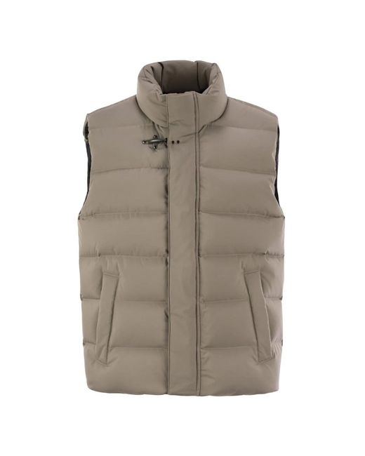 Fay Jassen ,Polyester Stijlvolle Polyester Bodywarmer in het Brown voor heren