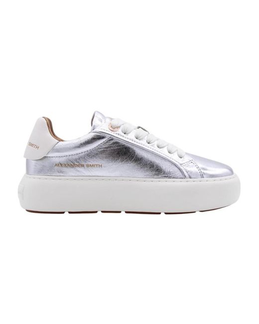 Alexander Smith White Mazzafran Sneaker