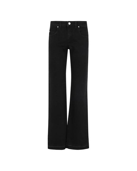 Isabel Marant Jeans ,Zwart ,Katoen Denala Katoenen Broek in het Black