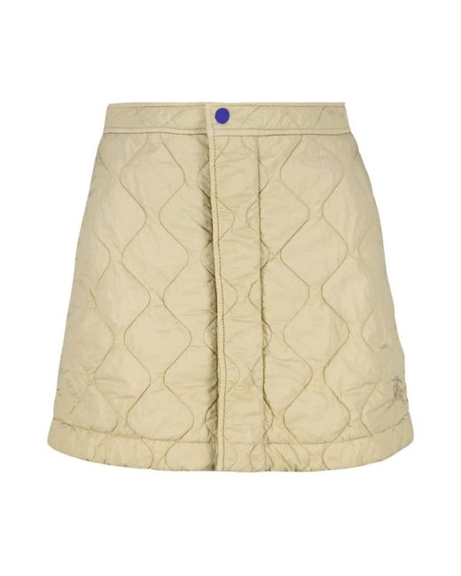 Burberry Natural Short Skirts