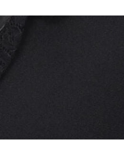 Saint Laurent Black Elegantes Kleid Mit Langen Ärmeln