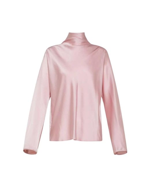 Long Sleeve Tops di Forte Forte in Pink