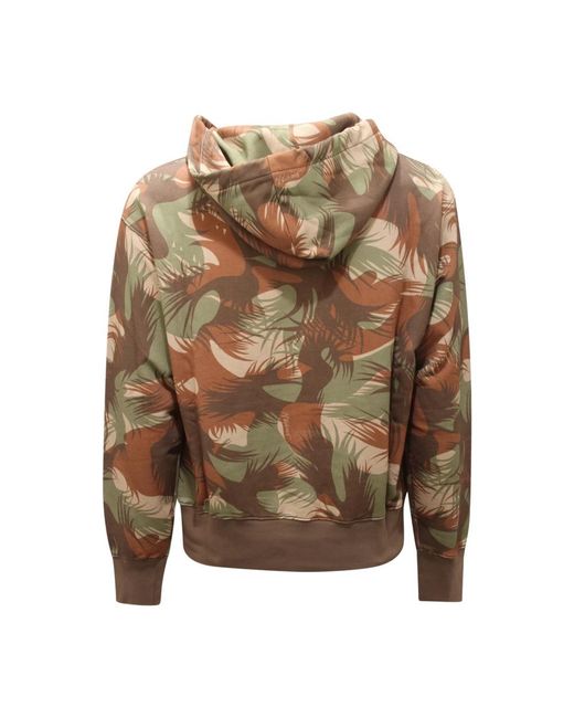 Moschino Hoodies & Sweatvesten ,Groen ,Katoen Couture Sweatshirt in het Brown voor heren