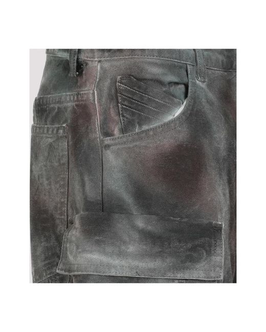 The Attico Gray Loose-fit jeans