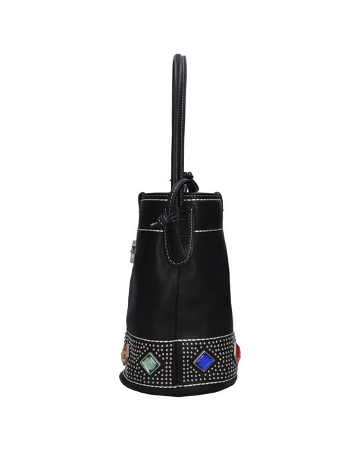 La Carrie Black Bucket Bags