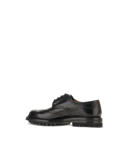 Church's Black Laced Shoes for men
