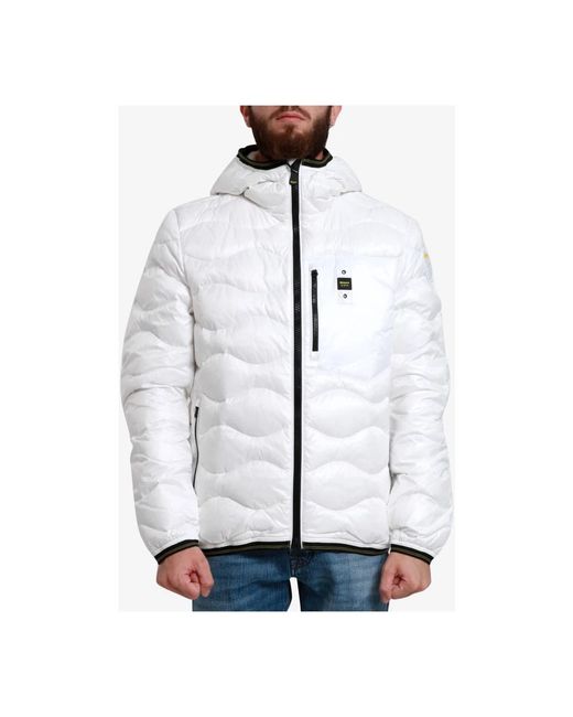 Blauer Wave Down Jacket in het White voor heren