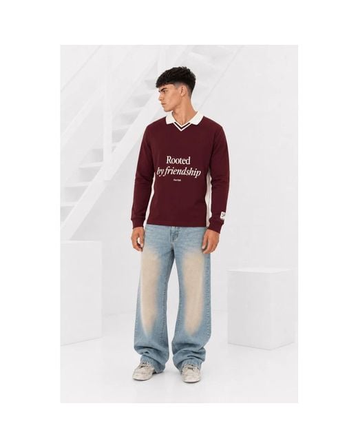 Polo Shirts Pure Path de hombre de color Red