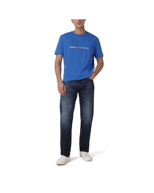 ARMANI EXCHANGE Blue Slim Fit Jeans for men