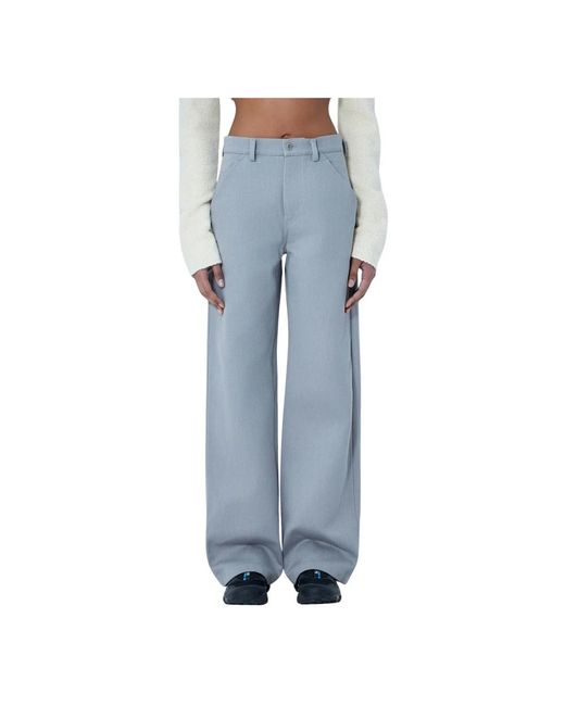 Rier Blue Wide Trousers