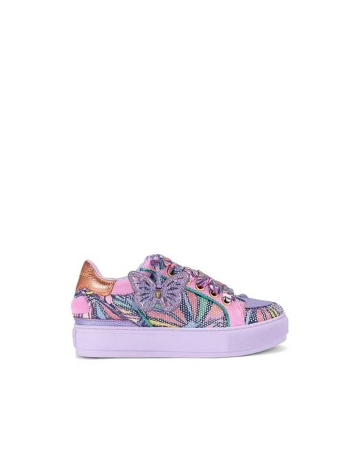 Kurt Geiger Purple Sneakers