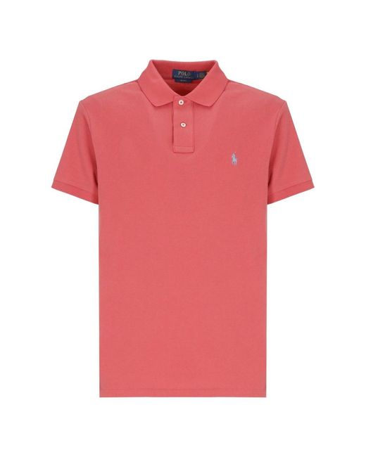 Ralph Lauren Pink Polo Shirts for men