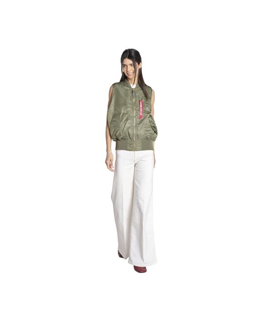 Alpha Industries Gilet Basic in het Green