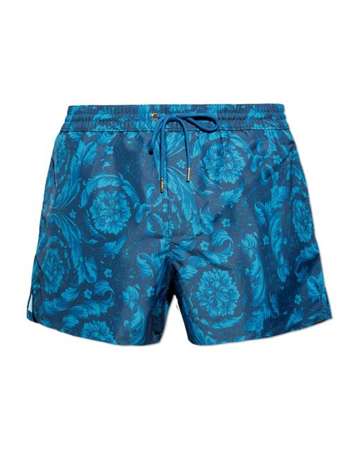 Versace Blue Beachwear for men