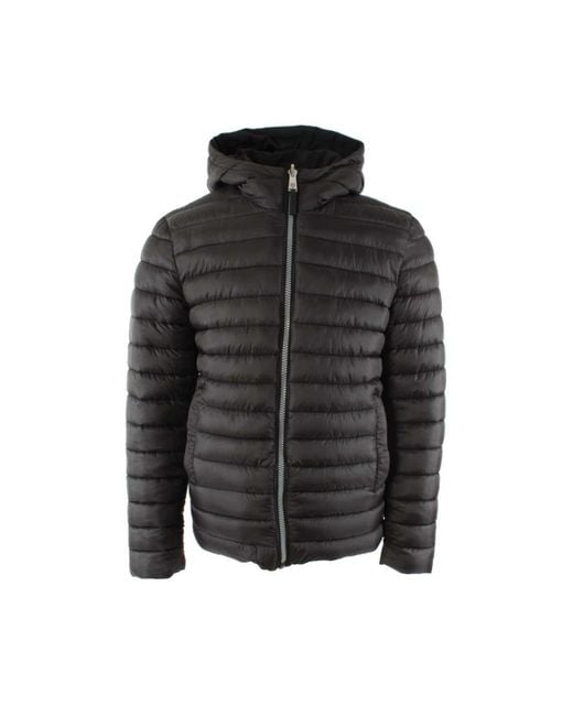 Philipp Plein Black Winter Jackets for men