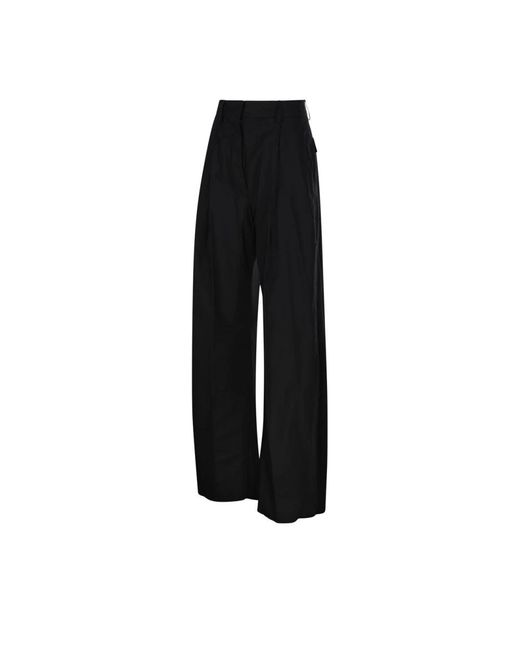Thelatest Black Wide Trousers