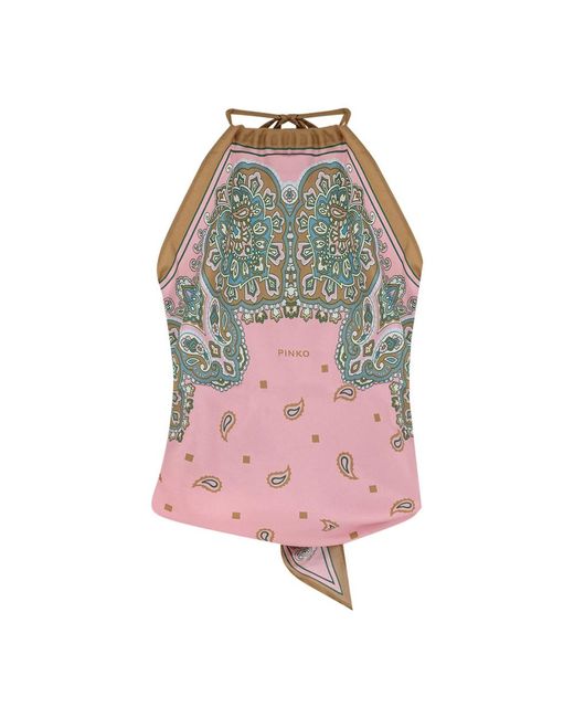 Pinko Pink Sleeveless Tops