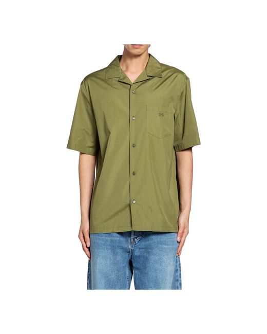 Short Sleeve Shirts Céline de hombre de color Green