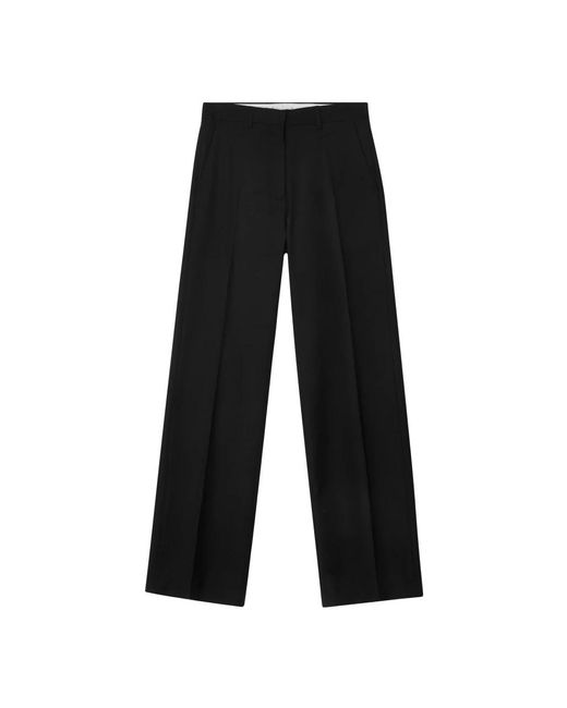 Dagmar Broeken ,Zwart ,Wol Elegante Pantalon De Costume in het Black