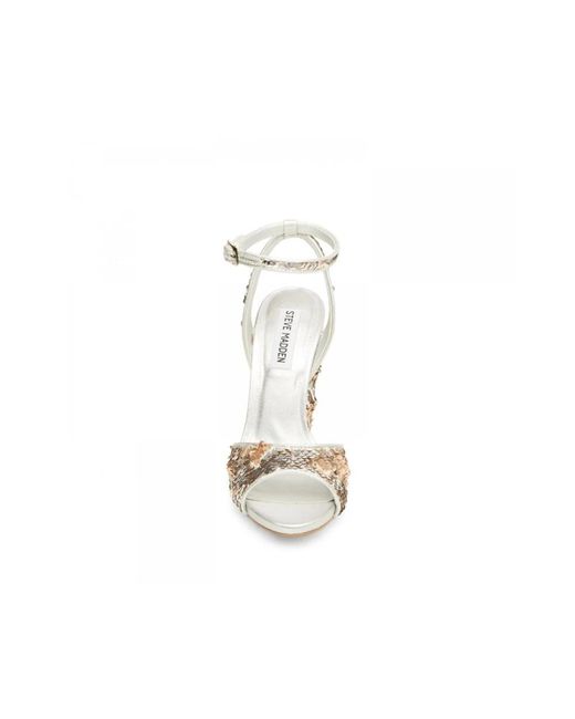 Steve Madden Metallic High Heel Sandals