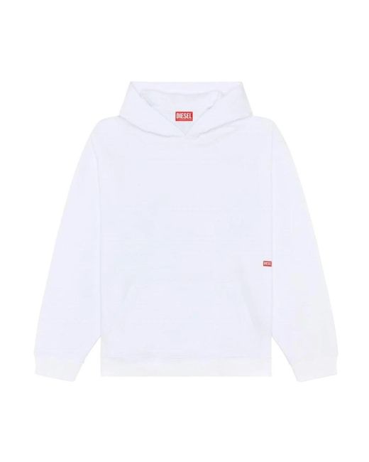 Sweatshirts & hoodies > hoodies DIESEL pour homme en coloris White