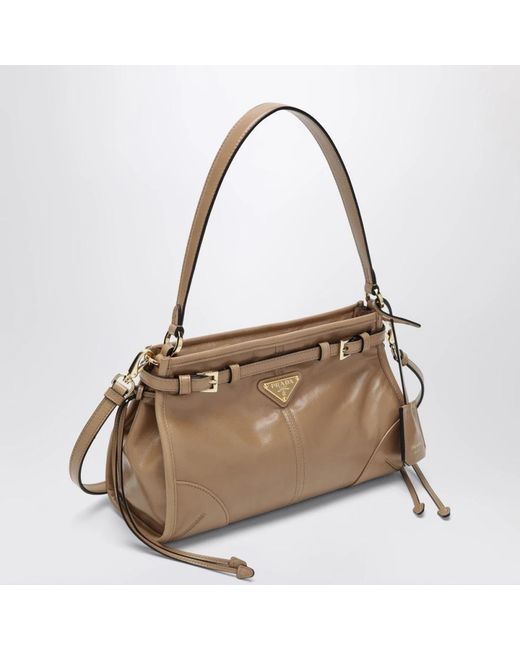 Prada Metallic Schultertasche