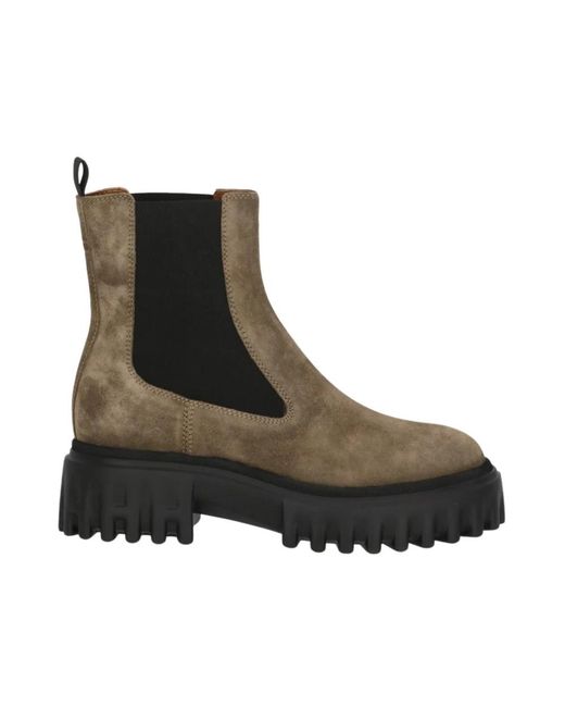 Hogan Black Chelsea Boots