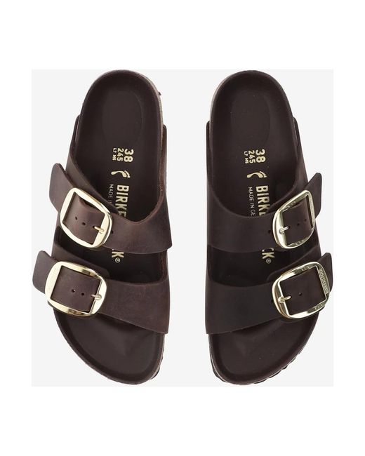 Birkenstock Brown Sliders