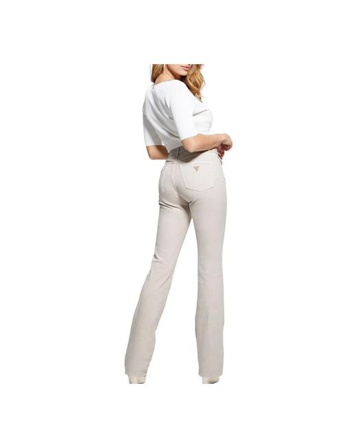 Trousers > slim-fit trousers Guess en coloris Gray