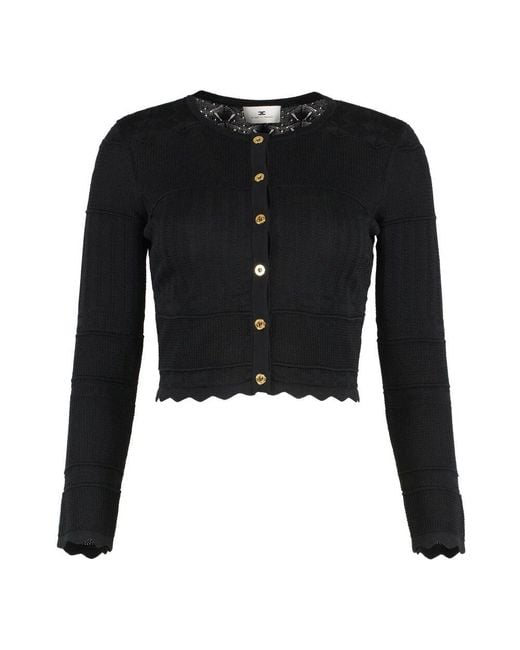 Elisabetta Franchi Black Cardigans