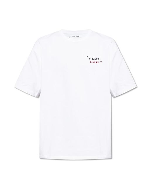 T-shirt 'sagiotto' di Samsøe & Samsøe in White da Uomo